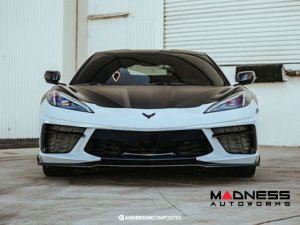 Chevrolet Corvette C8 Carbon Fiber Front Splitter - Anderson Composites Chevrolet Corvette C8 Carbon Fiber Front Splitter - Anderson Composites